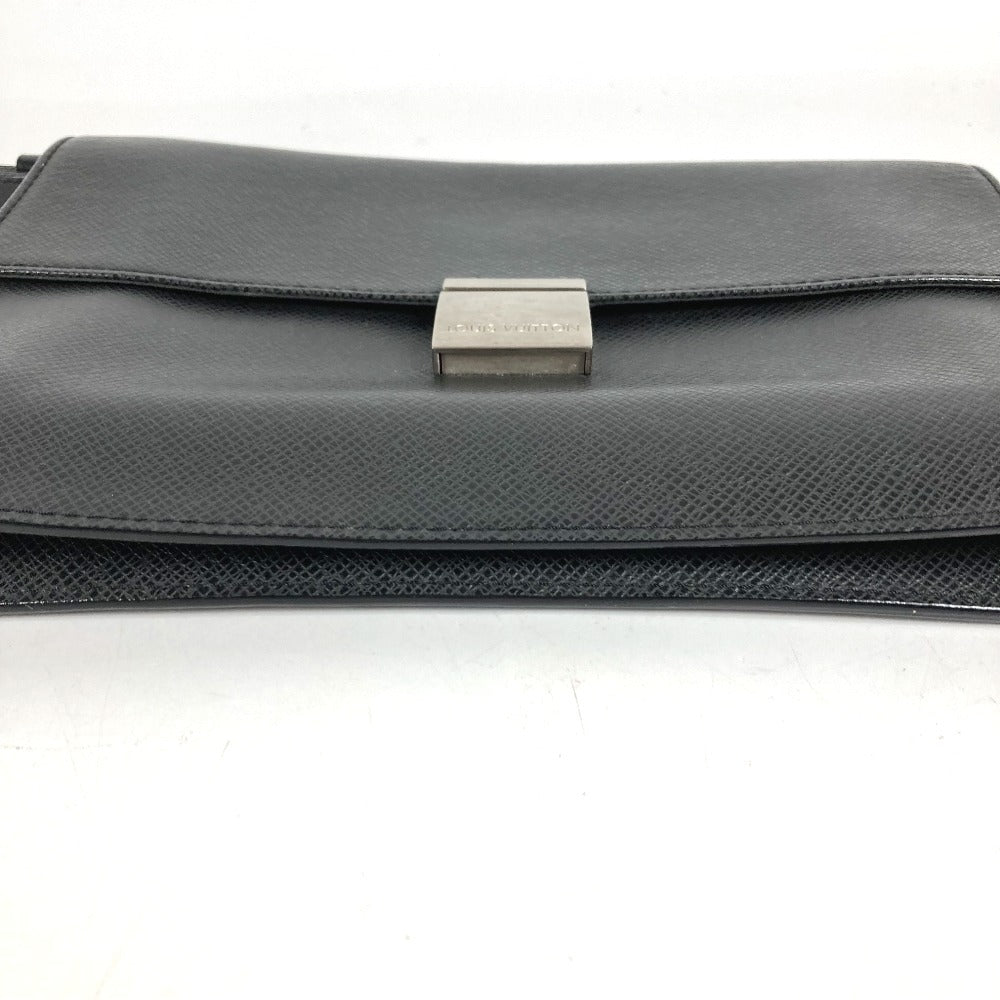 LOUIS VUITTON M30782 タイガ セレンガ カバン ストラップ フラップ ポーチ クラッチバッグ セカンドバッグ タイガレザー ユニセックス アルドワーズ ブラック