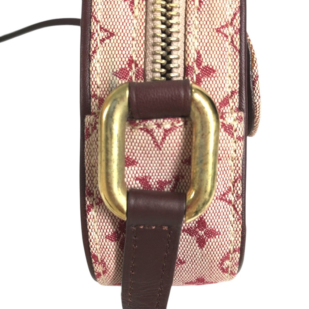 LOUIS VUITTON M92219 モノグラムミニ ジュリエット ポシェット カバン 斜め掛け ショルダーバッグ モノグラムミニキャンバス ユニセックス スリーズ レッド