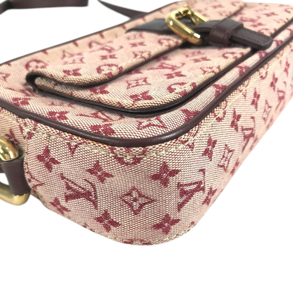 LOUIS VUITTON M92219 モノグラムミニ ジュリエット ポシェット カバン 斜め掛け ショルダーバッグ モノグラムミニキャンバス ユニセックス スリーズ レッド