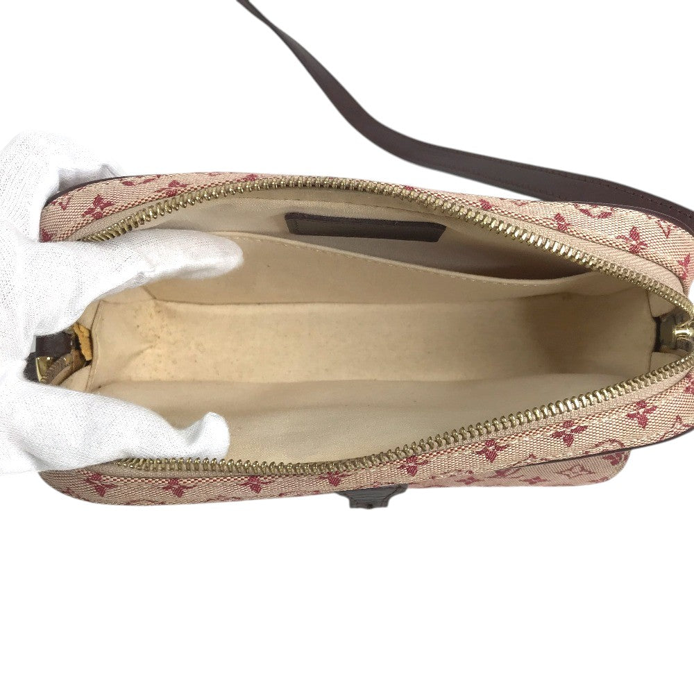 LOUIS VUITTON M92219 モノグラムミニ ジュリエット ポシェット カバン 斜め掛け ショルダーバッグ モノグラムミニキャンバス ユニセックス スリーズ レッド