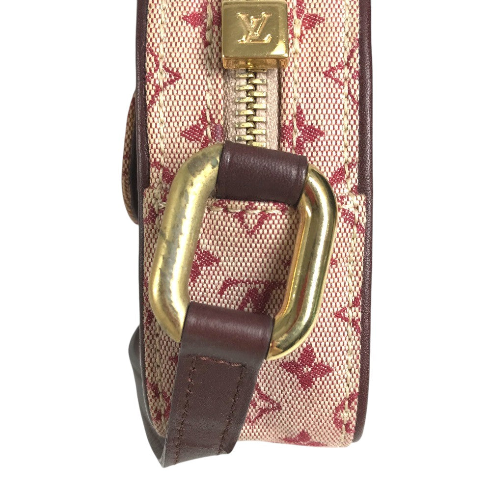 LOUIS VUITTON M92219 モノグラムミニ ジュリエット ポシェット カバン 斜め掛け ショルダーバッグ モノグラムミニキャンバス ユニセックス スリーズ レッド