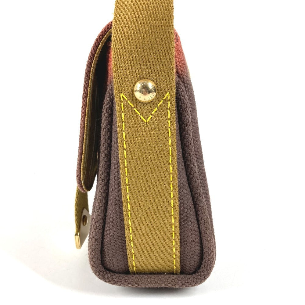 LOUIS VUITTON M40072 アンティグア サックラバ サック ラバ カバン 斜め掛け フラップ ショルダーバッグ キャンバス ユニセックス ブラウン