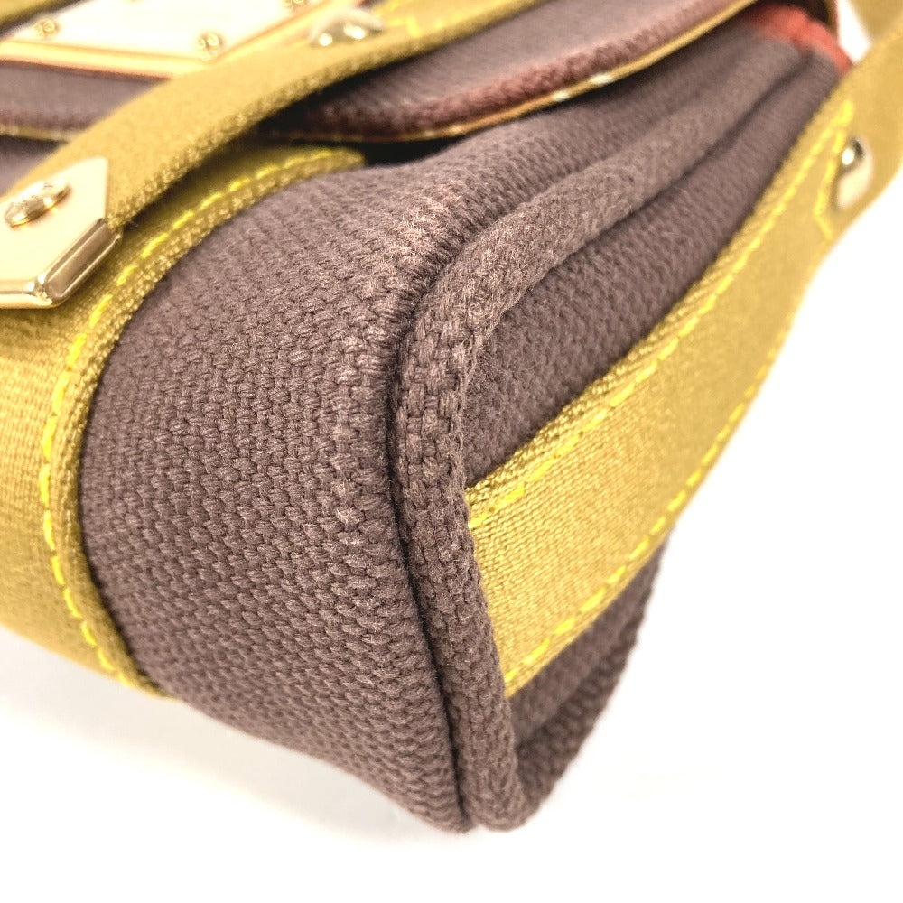 LOUIS VUITTON M40072 アンティグア サックラバ サック ラバ カバン 斜め掛け フラップ ショルダーバッグ キャンバス ユニセックス ブラウン