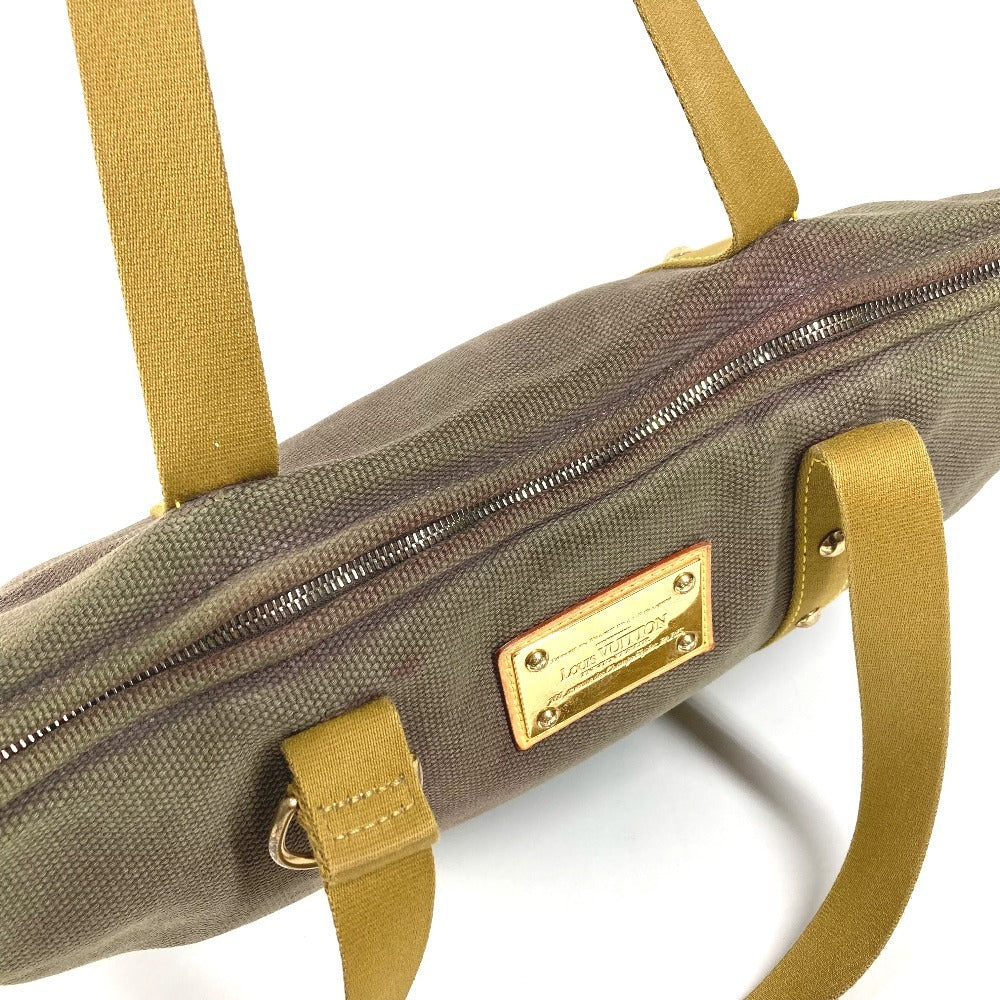 LOUIS VUITTON M40072 アンティグア サックラバ サック ラバ カバン 斜め掛け フラップ ショルダーバッグ キャンバス ユニセックス ブラウン
