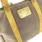 LOUIS VUITTON M40072 アンティグア サックラバ サック ラバ カバン 斜め掛け フラップ ショルダーバッグ キャンバス ユニセックス ブラウン