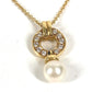 TIFFANY&Co. ジュエリー 金 K18 18K ドアノック アコヤ真珠 パール ダイヤ ダイヤモンド アクセサリー チェーンネックレス ネックレス YG750 ユニセックス ゴールド