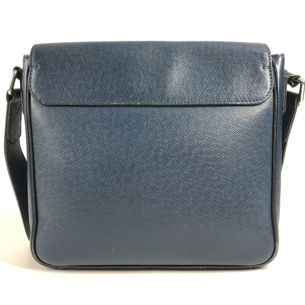 LOUIS VUITTON M32824 タイガ ロマンPM ロマン PM カバン メッセンジャーバッグ フラップ 斜め掛け ショルダーバッグ タイガレザー ユニセックス オセアン ブルー
