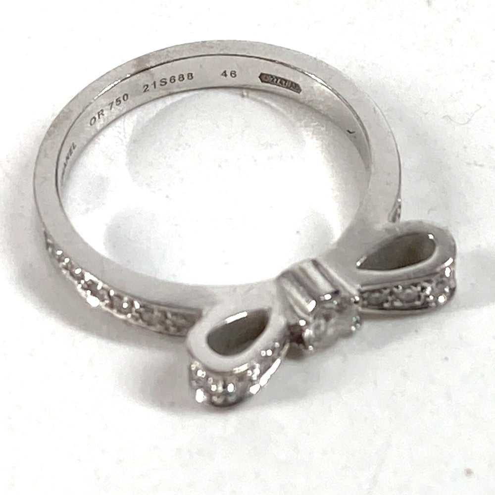 CHANEL J3412 ジュエリー 金 K18 18K ホワイトゴールド リュバン ドゥ シャネル ダイヤ ダイヤモンド リボン りぼん アクセサリー リング・指輪 WG750 レディース シルバー