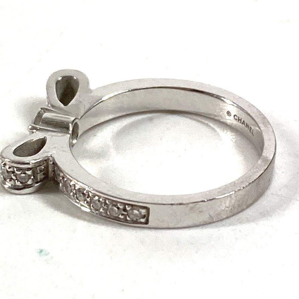 CHANEL J3412 ジュエリー 金 K18 18K ホワイトゴールド リュバン ドゥ シャネル ダイヤ ダイヤモンド リボン りぼん アクセサリー リング・指輪 WG750 レディース シルバー