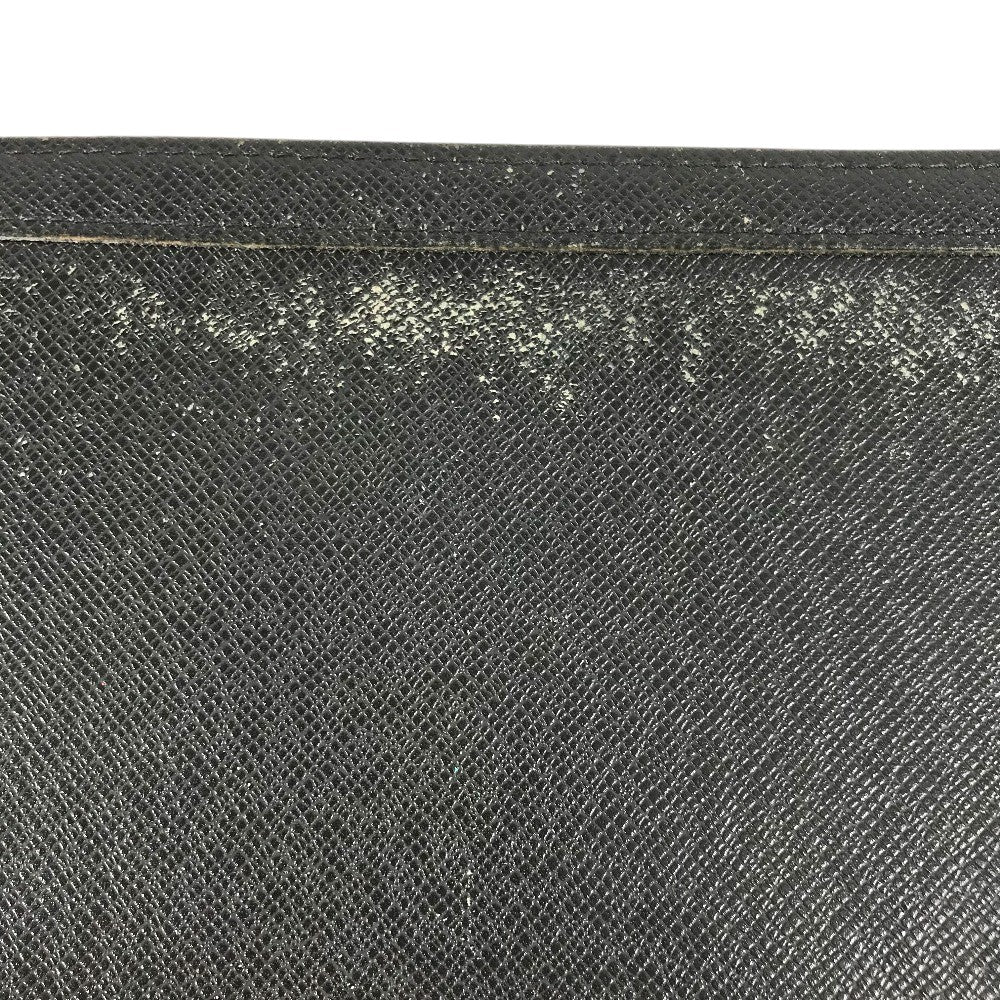 LOUIS VUITTON M30547 タイガ ポシェット ヴォワヤージュ セカンドバッグ カバン ポーチ クラッチバッグ タイガレザー メンズ アルドワーズ ブラック