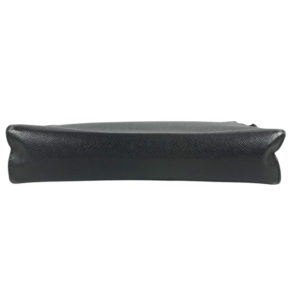 LOUIS VUITTON M30547 タイガ ポシェット ヴォワヤージュ セカンドバッグ カバン ポーチ クラッチバッグ タイガレザー メンズ アルドワーズ ブラック