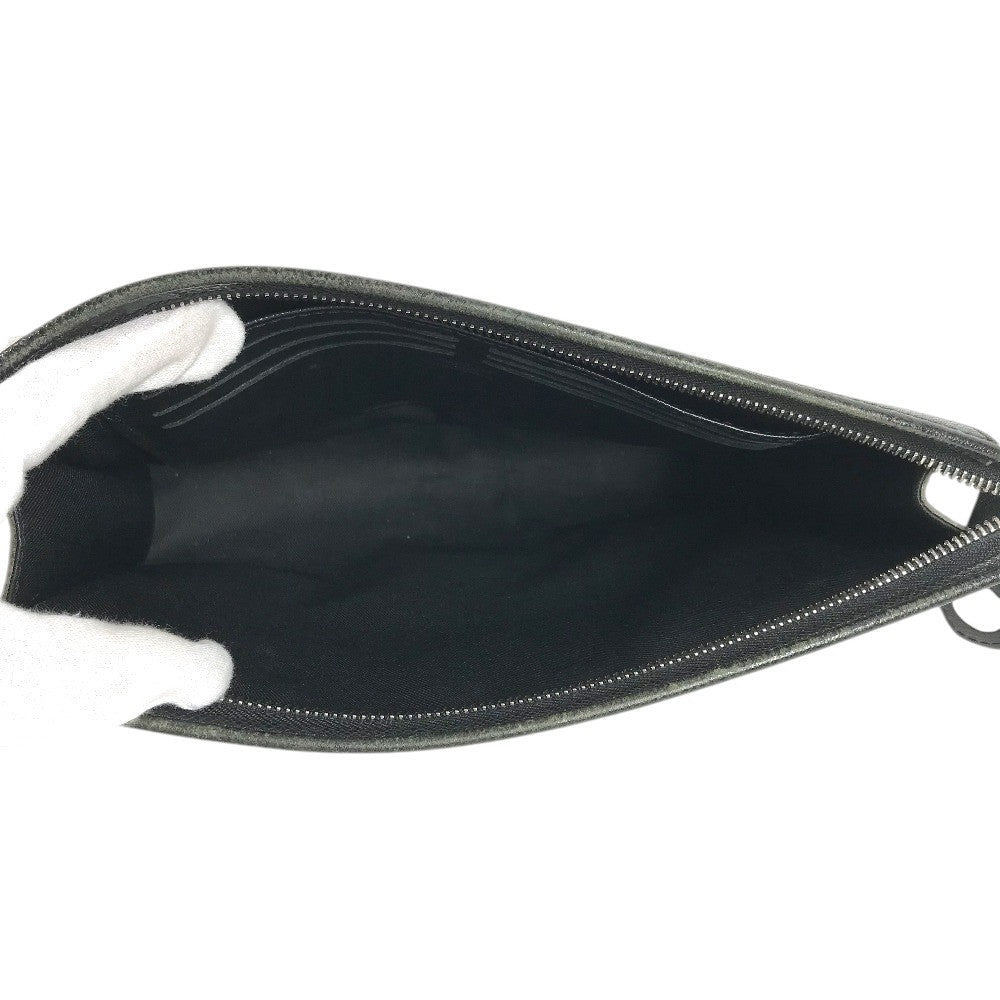 LOUIS VUITTON M30547 タイガ ポシェット ヴォワヤージュ セカンドバッグ カバン ポーチ クラッチバッグ タイガレザー メンズ アルドワーズ ブラック