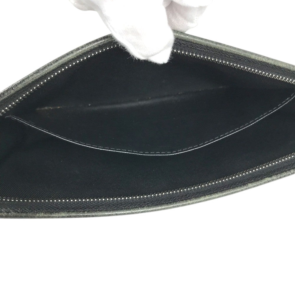 LOUIS VUITTON M30547 タイガ ポシェット ヴォワヤージュ セカンドバッグ カバン ポーチ クラッチバッグ タイガレザー メンズ アルドワーズ ブラック