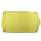 PRADA Canapa logo Tote Bag Hand Bag Canvas yellow Used