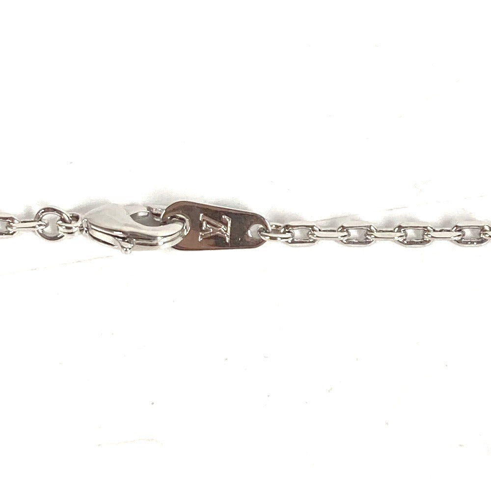 LOUIS VUITTON M01034 ラインストーン ペンダント LV ペイパープレーン アクセサリー ジュエリー チェーン ネックレス メタル ユニセックス シルバー
