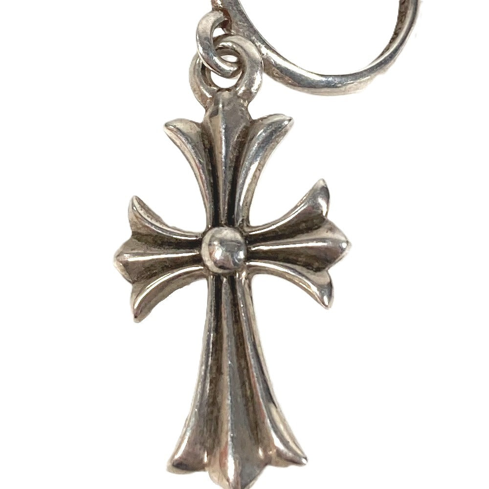 CHROME HEARTS タイニーCHクロスフープピアス アクセサリー ジュエリー 片耳 ピアス SV925 ユニセックス シルバー