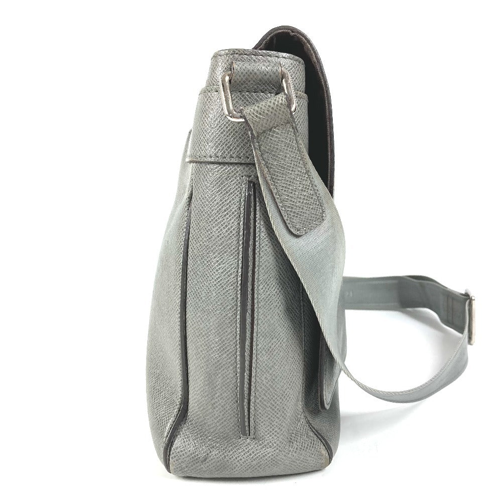 LOUIS VUITTON M32623 タイガ ロマンMM ロマン MM カバン 斜め掛け フラップ メッセンジャーバッグ ショルダーバッグ タイガレザー ユニセックス グラシエ グレー