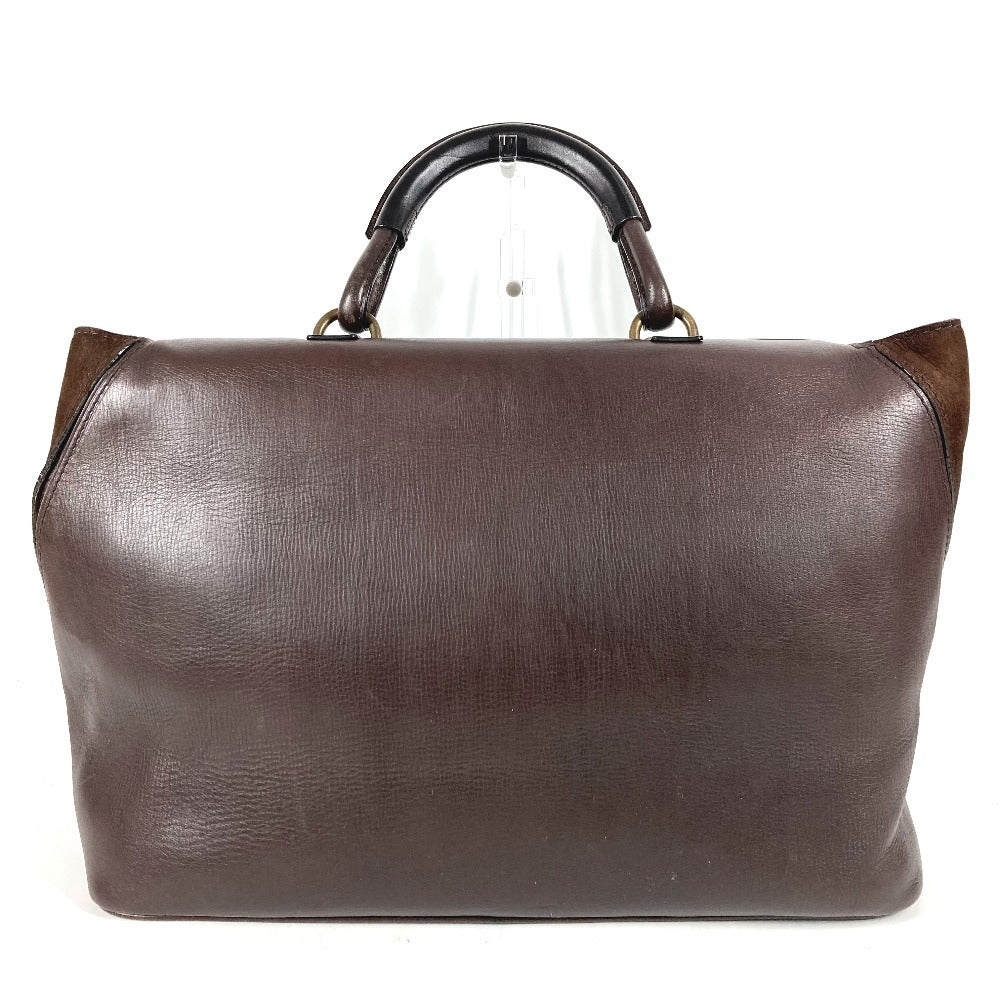 LOUIS VUITTON M95064 ユタ ドクターズバッグ カバン ボストンバッグ ポーチ付き フラップ ハンドバッグ ユタレザー メンズ カフェ ブラウン