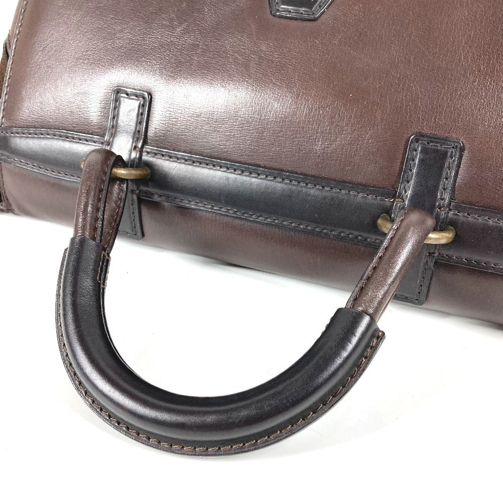 LOUIS VUITTON M95064 ユタ ドクターズバッグ カバン ボストンバッグ ポーチ付き フラップ ハンドバッグ ユタレザー メンズ カフェ ブラウン