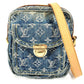 LOUIS VUITTON M95348 モノグラムデニム カメラバッグ カバン 斜め掛け ポシェット ショルダーバッグ モノグラムデニムキャンバス ユニセックス ブルー