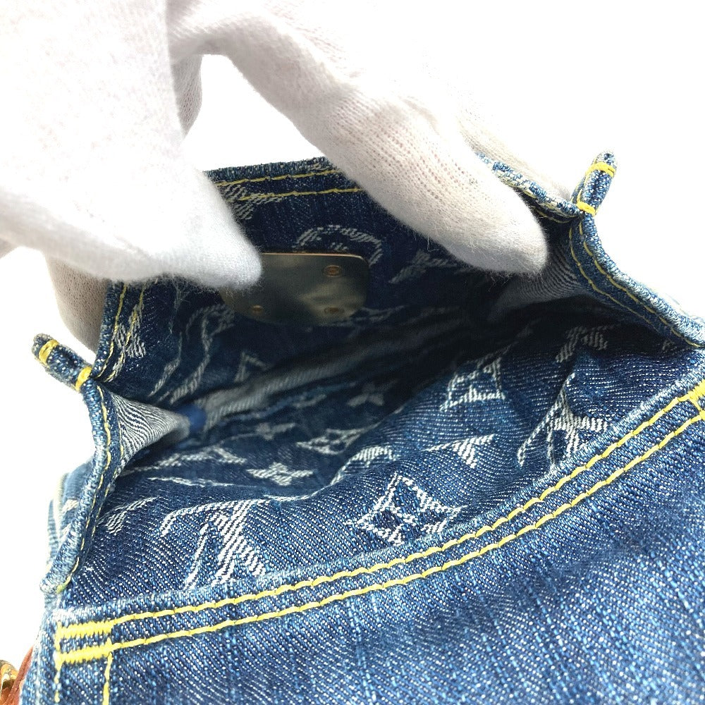 LOUIS VUITTON M95348 モノグラムデニム カメラバッグ カバン 斜め掛け ポシェット ショルダーバッグ モノグラムデニムキャンバス ユニセックス ブルー