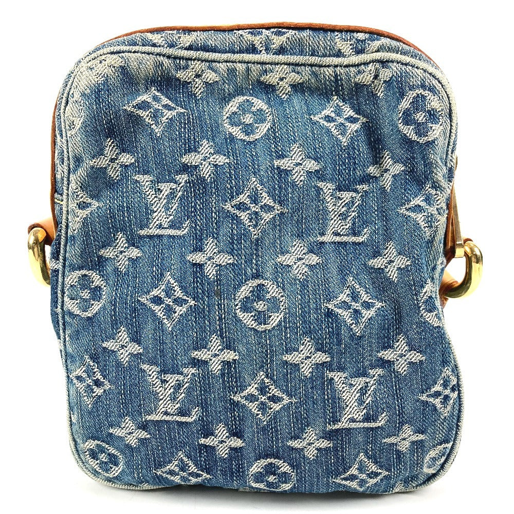 LOUIS VUITTON M95348 モノグラムデニム カメラバッグ カバン 斜め掛け ポシェット ショルダーバッグ モノグラムデニムキャンバス ユニセックス ブルー
