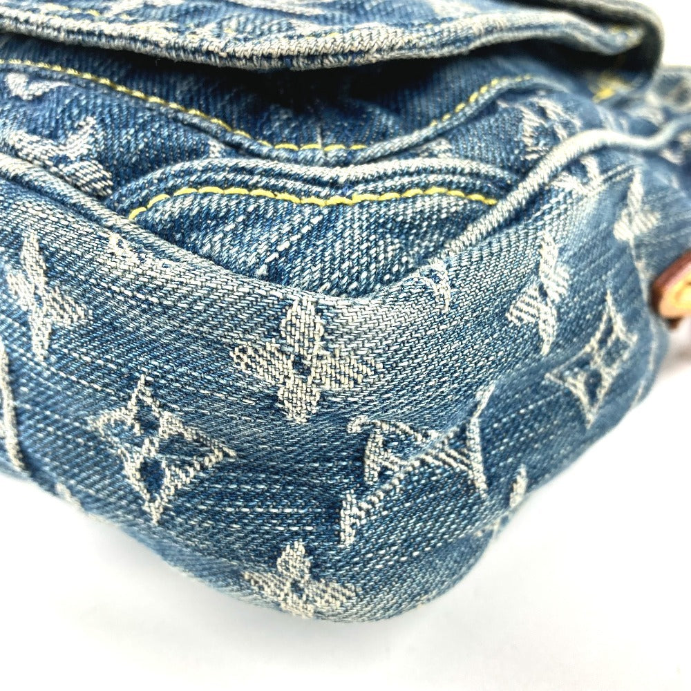 LOUIS VUITTON M95348 モノグラムデニム カメラバッグ カバン 斜め掛け ポシェット ショルダーバッグ モノグラムデニムキャンバス ユニセックス ブルー