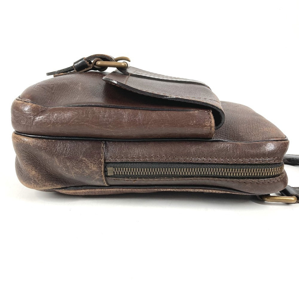 LOUIS VUITTON M92534 ユタ イロクワ カバン 斜め掛け ポシェット ショルダーバッグ ユタレザー ユニセックス カフェ ブラウン