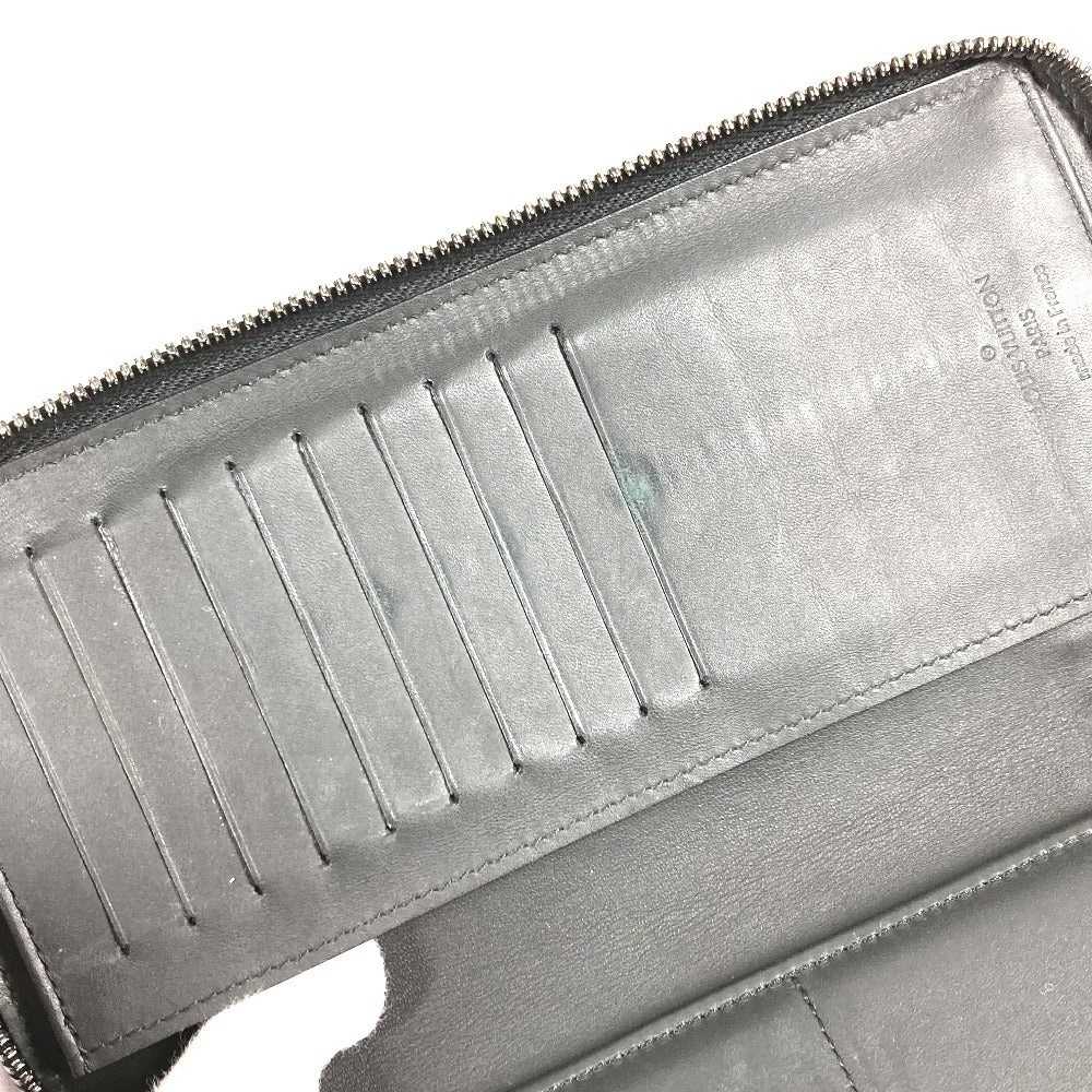 LOUIS VUITTON M82368 モノグラム スポットライト ジッピーウォレットヴェルティカル ロングウォレット ラウンドファスナー 長財布 レザー メンズ ブラック