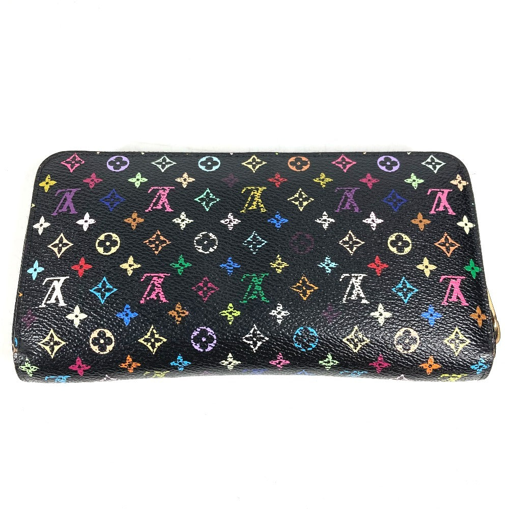 LOUIS VUITTON M60243 モノグラムマルチカラー ジッピーウォレット ロングウォレット ラウンドファスナー 財布 長財布 モノグラムマルチカラーキャンバス ユニセックス ノワール ブラック