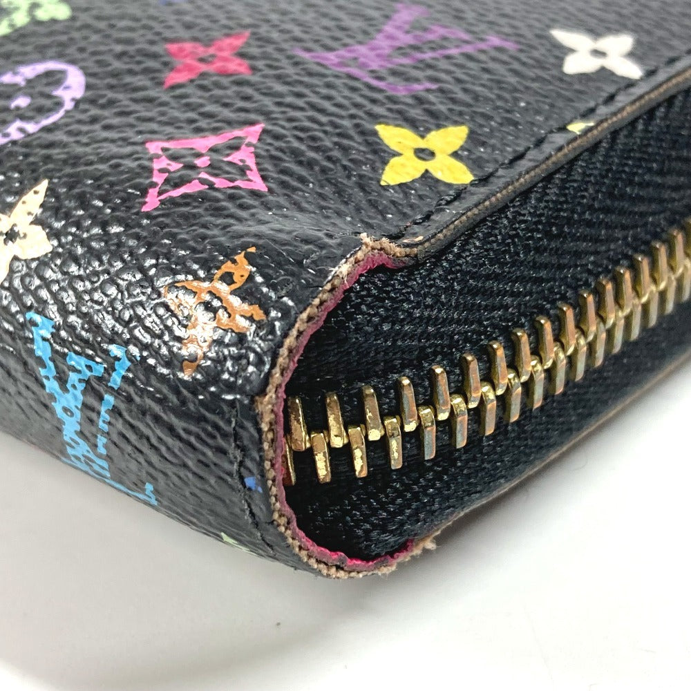 LOUIS VUITTON M60243 モノグラムマルチカラー ジッピーウォレット ロングウォレット ラウンドファスナー 財布 長財布 モノグラムマルチカラーキャンバス ユニセックス ノワール ブラック