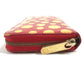 LOUIS VUITTON M91572 ヴェルニ ドット インフィニティ ジッピーウォレット 草間彌生コラボ クサマヤヨイ 長財布 パテントレザー レディース レッド