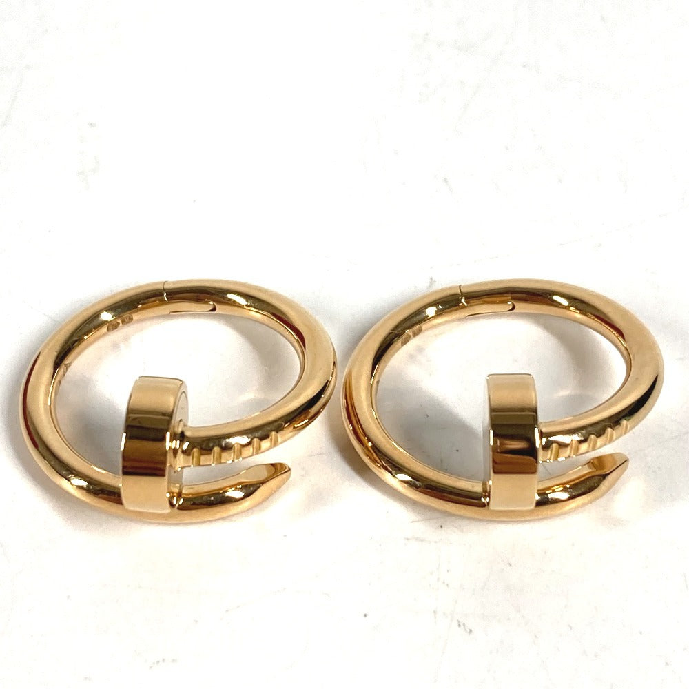 CARTIER K18 金 18K ジュスト アン クル カフリンクス カフス アクセサリー ジュエリー カフス Au750 メンズ ゴールド