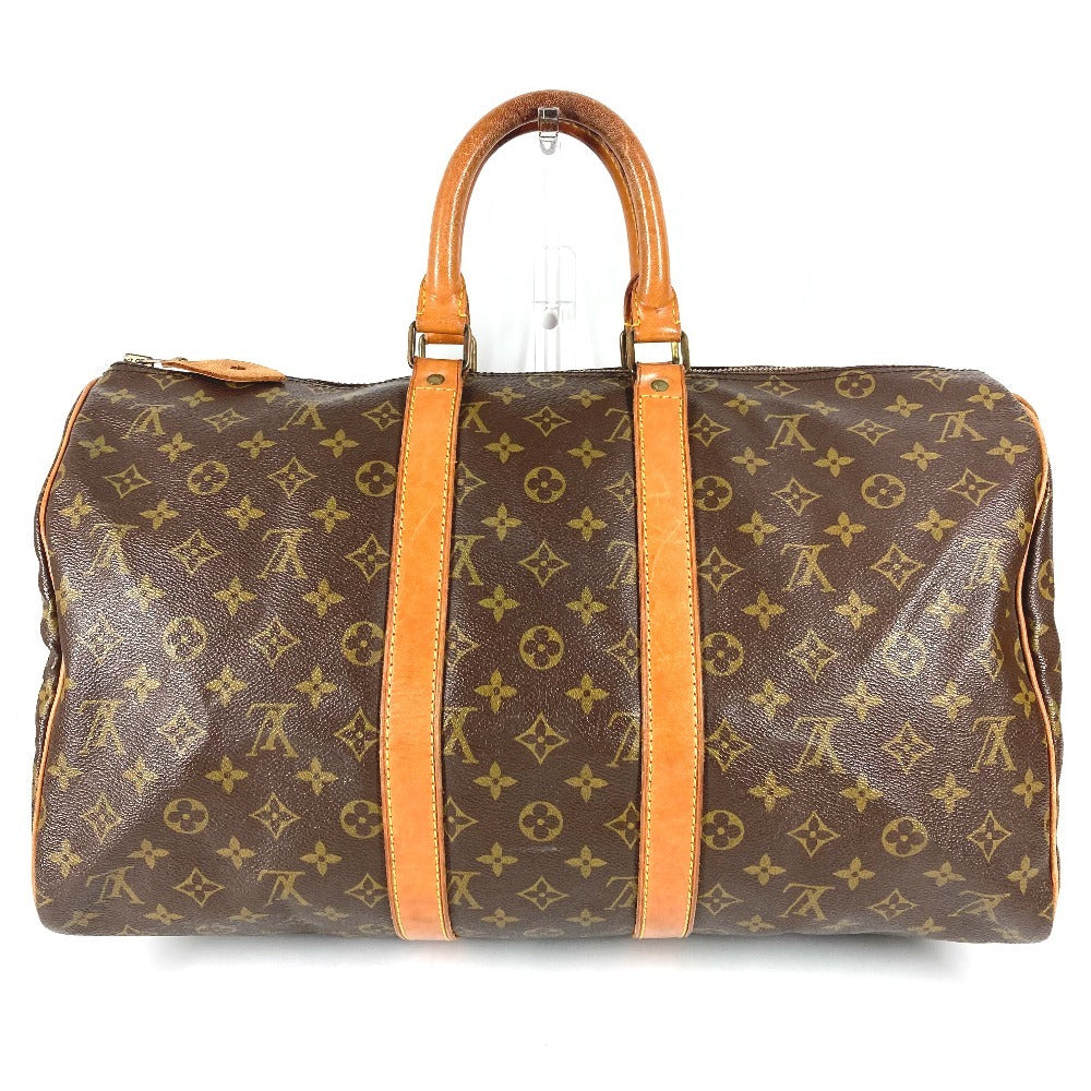 LOUIS VUITTON Ｍ41428 モノグラム 旧型 デベソ キーポル45 キーポル 45 カバン トラベルバッグ ハンドバッグ 旅行バッグ ボストンバッグ モノグラムキャンバス ユニセックス ブラウン