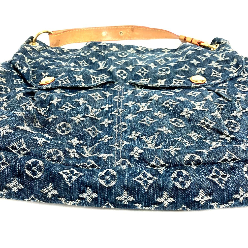 LOUIS VUITTON M40493 モノグラムデニム デイリーGM デイリー GM カバン 肩掛け トートバッグ ショルダーバッグ モノグラムデニムキャンバス レディース ブルー