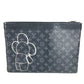 LOUIS VUITTON M62904 モノグラムエクリプス ポップストア限定 ポシェットアポロ ヴィヴィエンヌ カバン セカンドバッグ ポーチ クラッチバッグ モノグラムエクリプスキャンバス ユニセックス ブラック