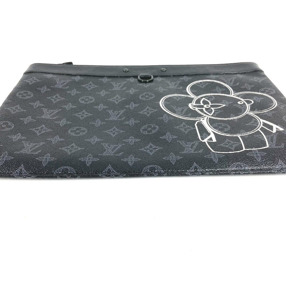 LOUIS VUITTON M62904 モノグラムエクリプス ポップストア限定 ポシェットアポロ ヴィヴィエンヌ カバン セカンドバッグ ポーチ クラッチバッグ モノグラムエクリプスキャンバス ユニセックス ブラック