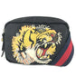 GUCCI 523323 Sherry line Taiga head Belt bag, handbag, waist pouch body bag Nylon Black Used