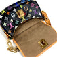 LOUIS VUITTON M40306 モノグラムマルチカラー パティ カバン セミショルダーバッグ フラップ チェーン ハンドバッグ ショルダーバッグ モノグラムマルチカラーキャンバス レディース ノワール ブラック