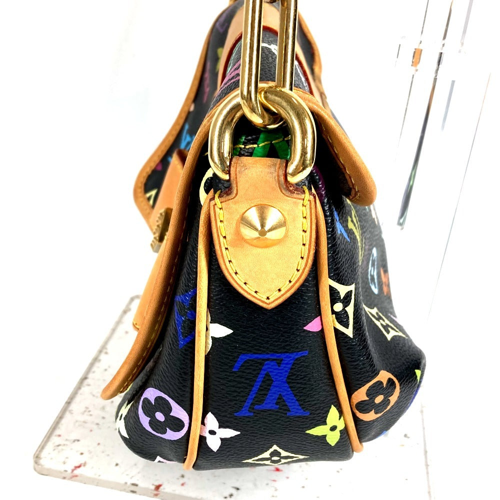 LOUIS VUITTON M40306 モノグラムマルチカラー パティ カバン セミショルダーバッグ フラップ チェーン ハンドバッグ ショルダーバッグ モノグラムマルチカラーキャンバス レディース ノワール ブラック