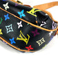LOUIS VUITTON M40306 モノグラムマルチカラー パティ カバン セミショルダーバッグ フラップ チェーン ハンドバッグ ショルダーバッグ モノグラムマルチカラーキャンバス レディース ノワール ブラック
