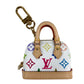 LOUIS VUITTON M02458 LV × TM 村上隆 モノグラムマルチカラー バッグチャームマイクロアルマ バッグチャーム キーホルダー モノグラムマルチカラーキャンバス ユニセックス ホワイト
