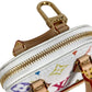 LOUIS VUITTON M02458 LV × TM 村上隆 モノグラムマルチカラー バッグチャームマイクロアルマ バッグチャーム キーホルダー モノグラムマルチカラーキャンバス ユニセックス ホワイト