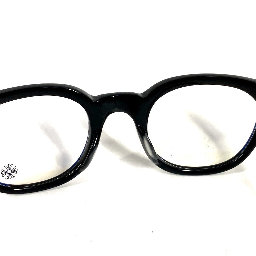 CHROME HEARTS JUST IN ジャストイン めがね メガネ アイウェア 眼鏡 眼鏡 プラスチック ユニセックス ブラック