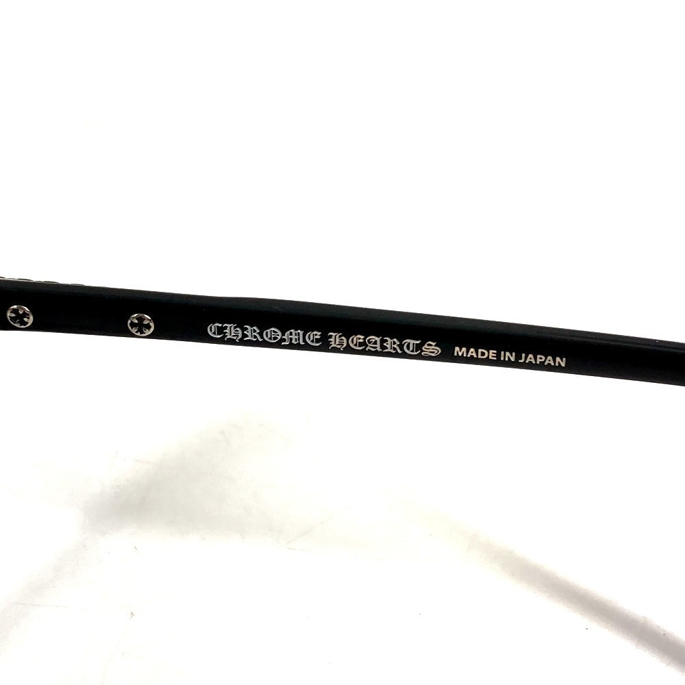 CHROME HEARTS JUST IN ジャストイン めがね メガネ アイウェア 眼鏡 眼鏡 プラスチック ユニセックス ブラック