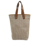 HERMES Amedabadiago PM Women's Leather Polyester Tote Bag (Vertical Tote) Hand Bag Leather/Canvas Brown Used