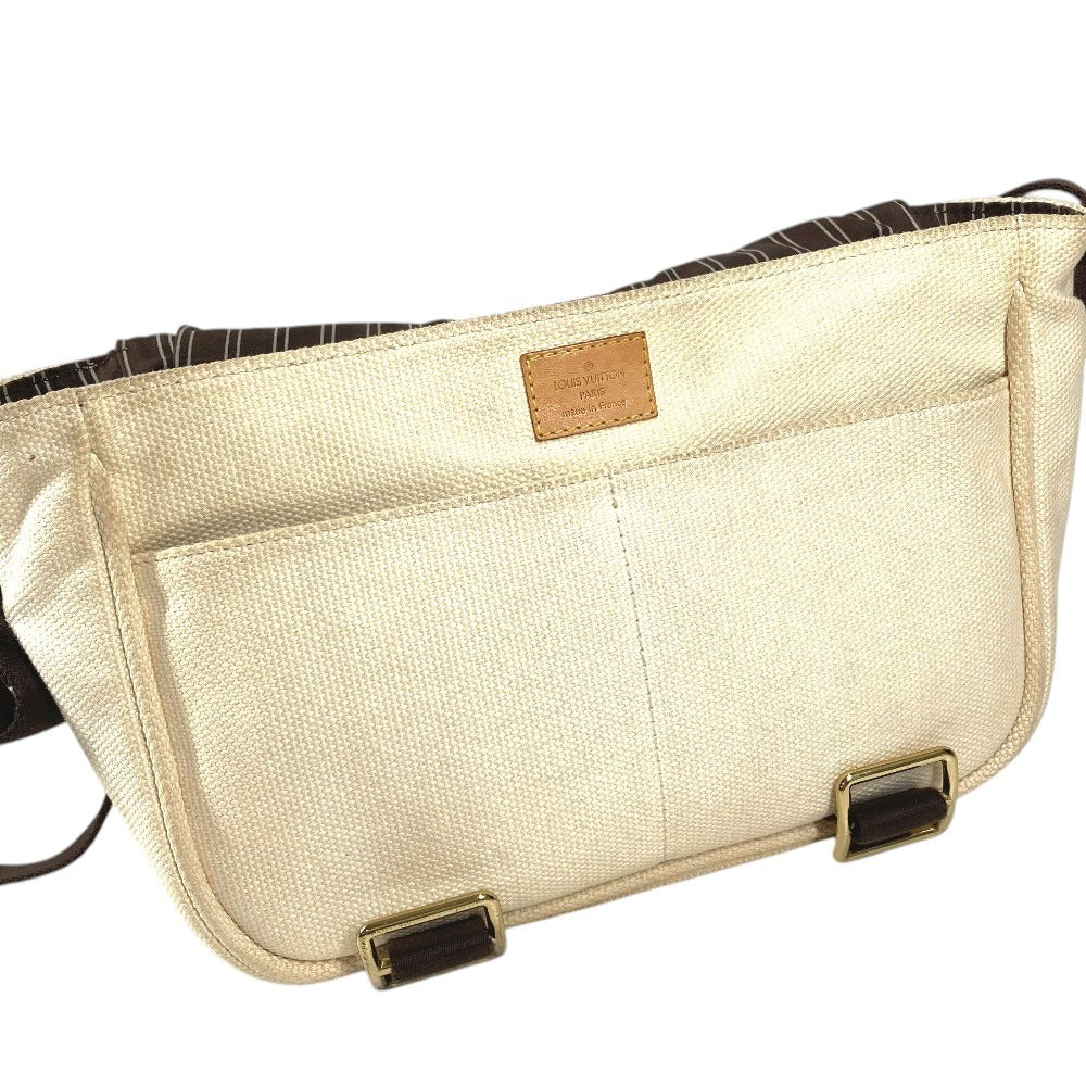 LOUIS VUITTON M40042 アンティグア ブザスPM ブザス PM メッセンジャー 斜め掛けバッグ ショルダーバッグ ショルダーバッグ キャンバス ユニセックス エクリュ ホワイト