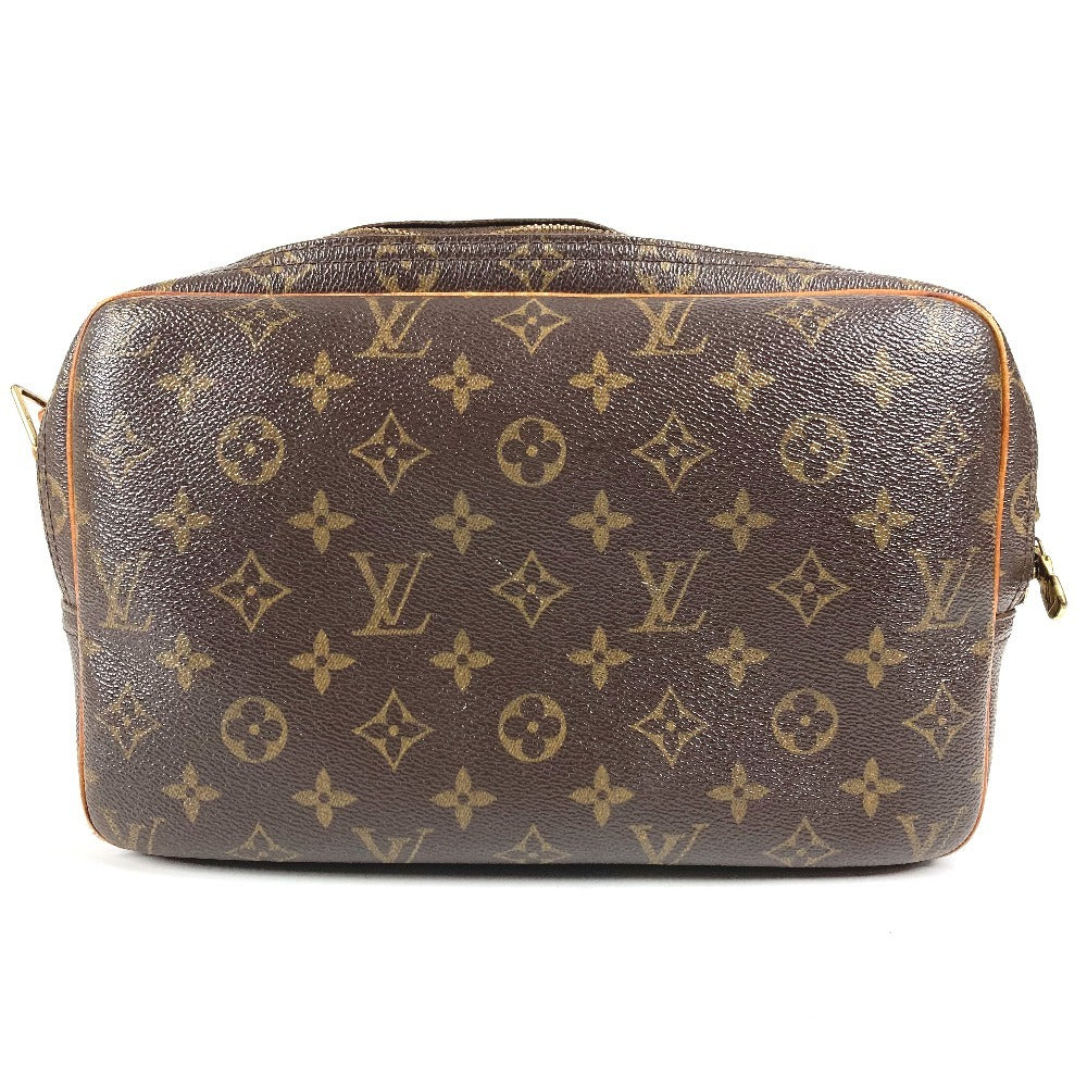 LOUIS VUITTON M45254 モノグラム リポーターPM リポーター PM 斜め掛け カバン ショルダーバッグ モノグラムキャンバス ユニセックス ブラウン
