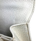 HERMES サックアデペッシュ 38 サックアデペッシュ38 トートバッグ 肩掛け ハンドバッグ ビジネスバッグ レザー ユニセックス ホワイト