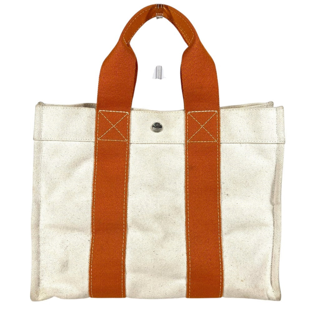 HERMES ボラボラPM ボラボラ PM カバン トートバッグ ハンドバッグ キャンバス ユニセックス オレンジ